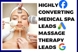 generate medical spa leads plastic surgery leads massage therapy leads