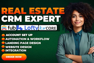 set up your kvcore, boldtrail, lofty, follow up boss, or sierra interactive CRM