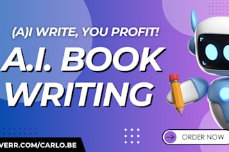 provide expert ai books and ebook writing