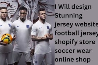 design jersey website football jersey shopify store soccer wear online shop