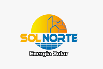 make a professional and memorable solar logo that stands out
