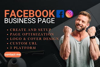 do professional facebook business page setup fb cover and logo