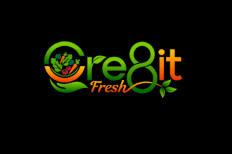 create an amazing and unique vegetable logo for your business