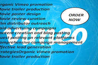 virally promote and advertise your vimeo page, vimeo video, movie trailer