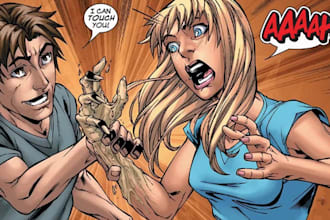 do comic book art and comic book illustration