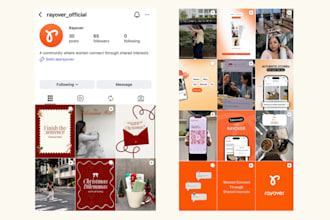 create premium social media content and feed for you