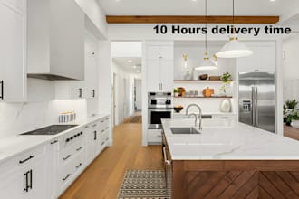 edit real estate photos professionally within 10 hours
