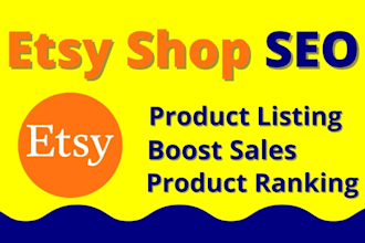 do etsy SEO by titles, tags to boost listings and sales