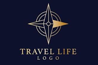 create transport ,travelling and real estate logo