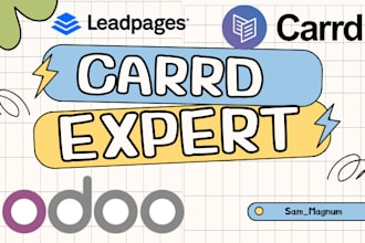 do leadpages, carrd co, odoo landing pages and website