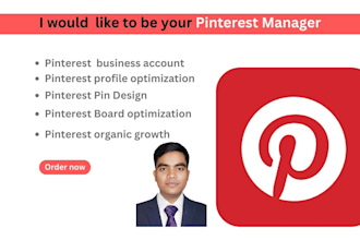 make pins, posts and boards as a pinterest marketing manager