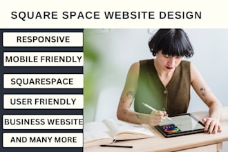 design redesign squarespace website develop online store  build business website