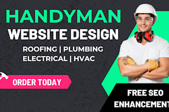 design a handyman website with high converting pages for your local business