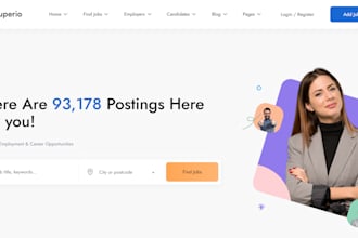 design recruitment website job portal job board recruitment agency website