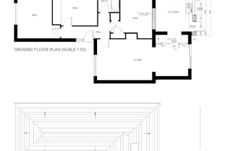 draw UK building regulation drawings with notes