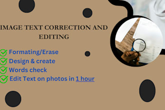 expert proofreading and text image editing services, copy edit