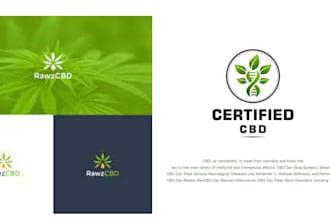 create a minimalist cannabis weed logo design