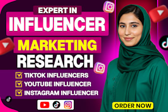 find best instagram, youtube, tiktok influencers list for influencer marketing