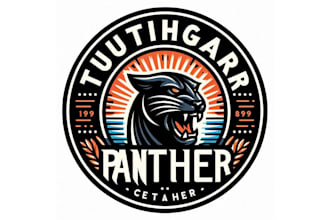 do awesome black panther logo