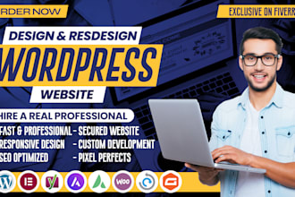 redesign your existing wordpress website