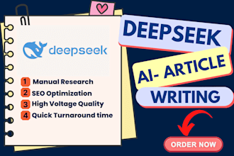 engage readers with the deepseek ai article writing services