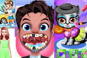 create custom 2d game icons, UI, and assets that pop