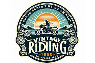 design playful colorful cute ride logo