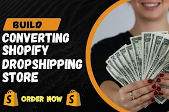 build shopify dropshipping store shopify store design shopify website redesign