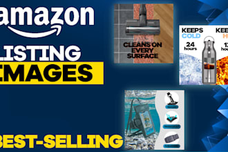 design amazon listing images, product photo editing, 3d render