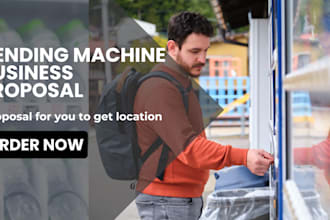 write a vending machine proposal tailored to your requirements