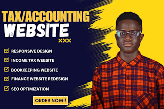 design tax advisor website, tax website, tax prep website, income tax website