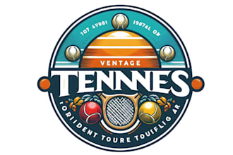 do tennis, basketball, football, volleyball sports logo