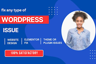fix wordpress issues, wordpress bug fix, fix wordpress errors, woocommerce fix