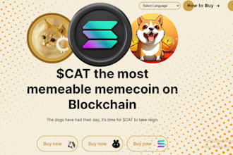 create tokenomics, token smart contract, token launch, token presale ico website