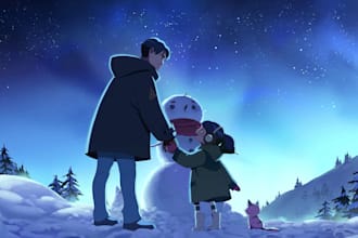 do lofi girl animation, 2d animated gif, lofi music video for youtube or loop