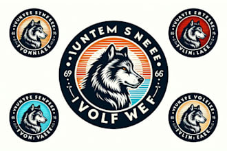 design luxury lion gorilla wolf etc logo