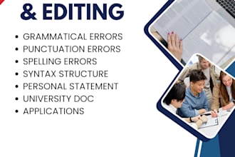 proofread and edit professionally