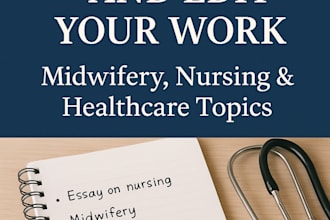 write on midwifery, nursing and healthcare topics