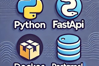 create a fastapi backend with docker and postgresql