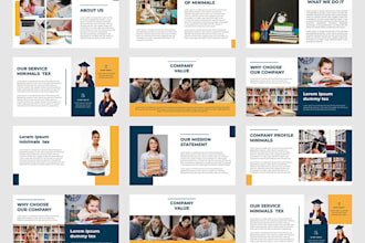 design modern powerpoint PPT presentation slides and canva presentation for you