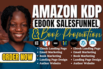 design scintillating ebook landing page, sales page on clickfunnel, getresponse