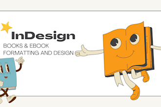 do book formatting and layout design using adobe indesign
