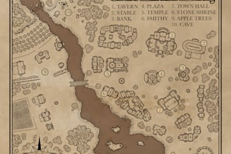 create dnd maps, 3 maps for 25 usd