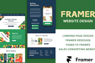 build framer website, figma to framer landing page, framer landing page