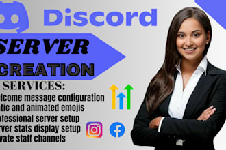 do a professional discord server for fivem, nft, gaming, anime discord server