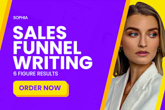 write perfect sales funnel copy or sales page