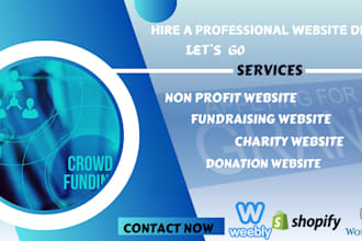 nonprofit website for charity donation fundraisin, 501c3 crowdfunding ngo