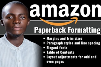 render amazon paperback book formatting, book layout design, kindle publishing