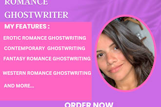 skillfully ghostwrite romance, romance fantasy, ebook, story, novel