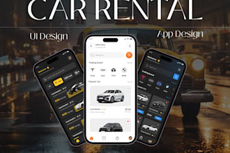 build car rental app, booking app, car wash app, car rental